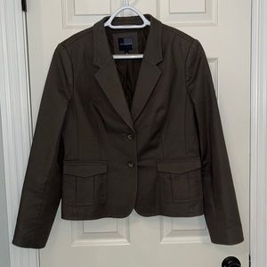 The Limited Women’s Green Two Button Blazer Sz Large Work Business Casual Office